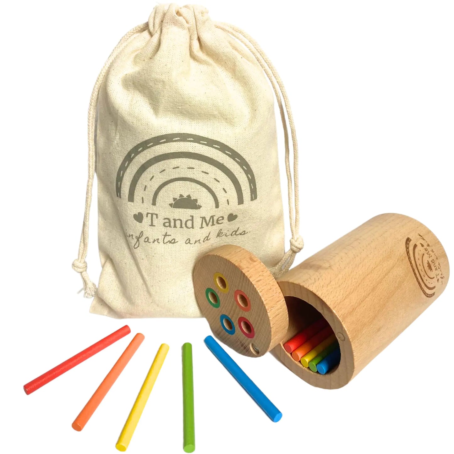 Sticks for Kids Travel Size Montessori Toddler Toys Toys for 1-3 Year Old 1 Year Old Gift Wooden Toddler Toys Toddlers Stay Busy Sensory Toys Learning Toys for Toddlers Educational Games