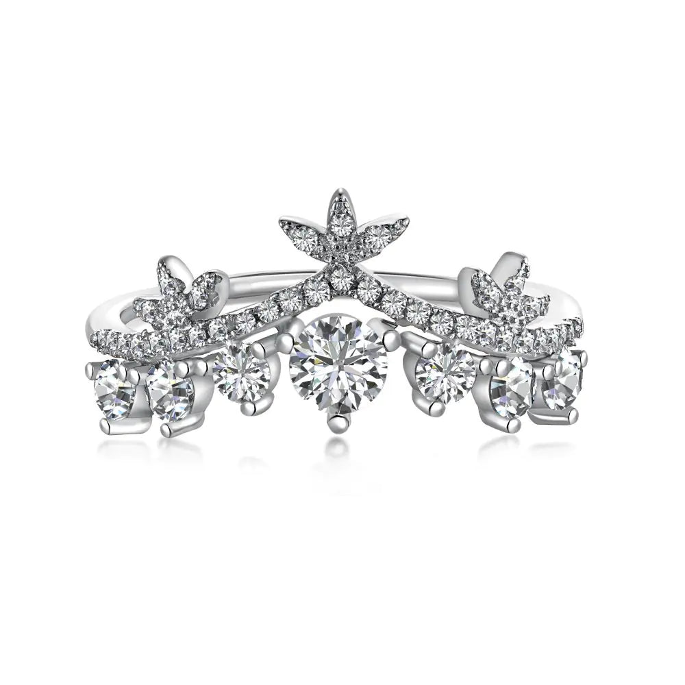 Light Luxury S925 Sterling Silver Ring in Japanese-Korean Style