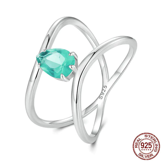 Double-Layer Water Drop Ring