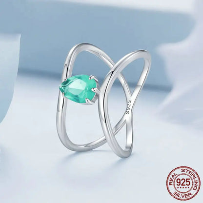 Double-Layer Water Drop Ring