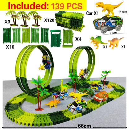 Dinosaur Climbing Track Toy