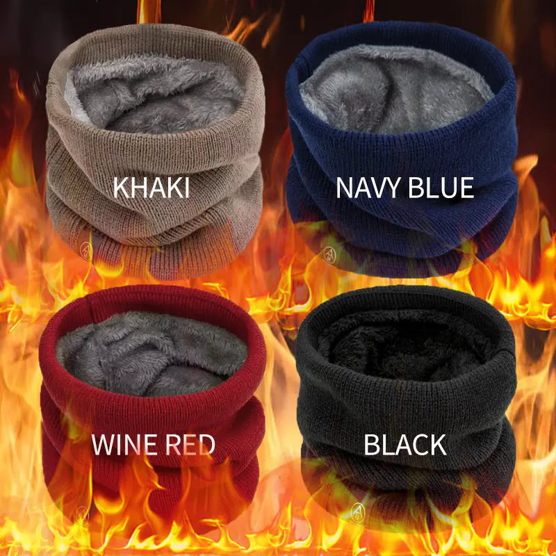 Women's Thick Knit Wool Scarf
