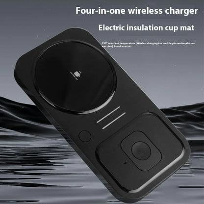 4-in-1 Wireless Charger & Heating Coaster