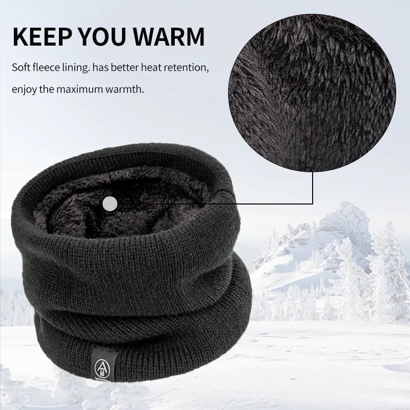 Women's Thick Knit Wool Scarf