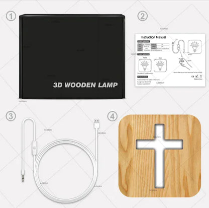 Cross Pine Table Lamp