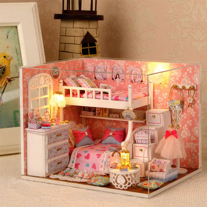 DIY Wooden House Puzzle Kit