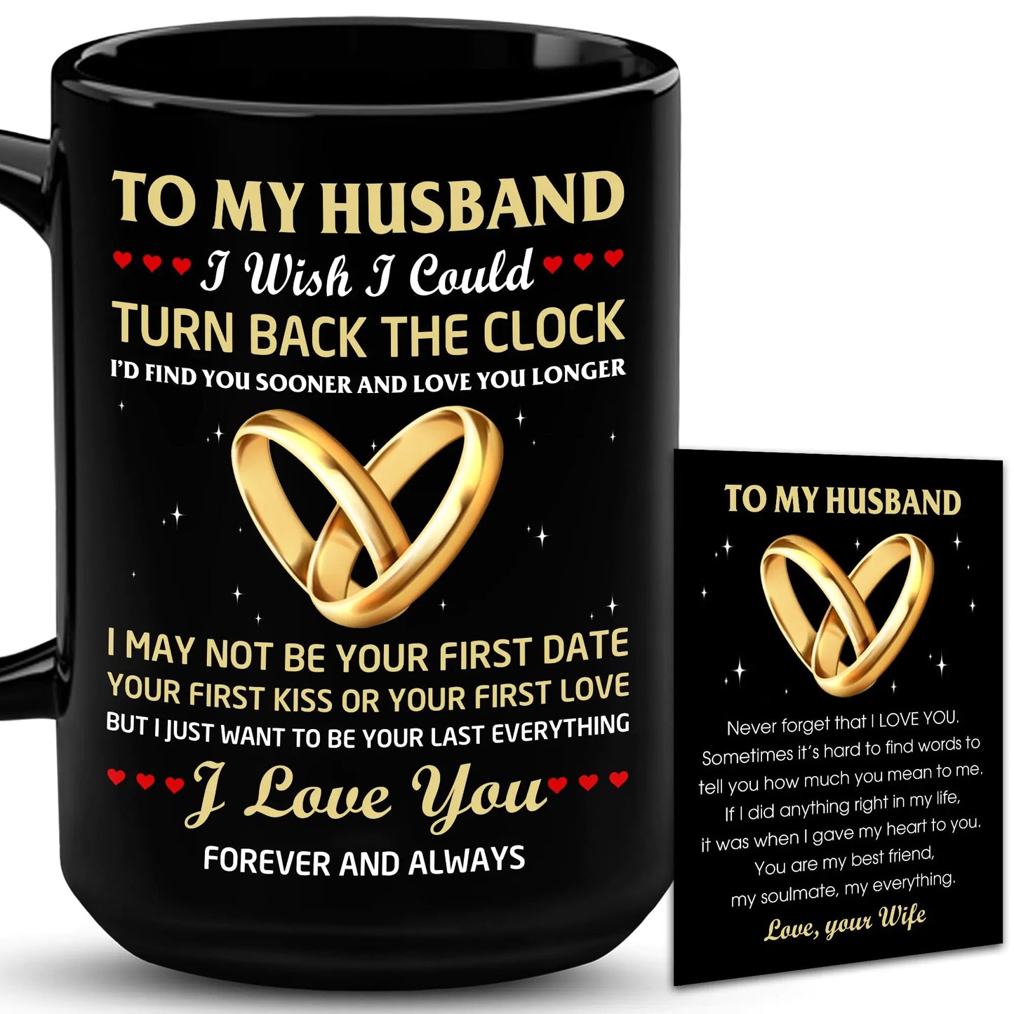 VUNVUT86 Valentine Gift For Husband - Husband Gifts - Husband Mug - Husband Gifts From Wife - Fathers Day Anniversary Birthday Wedding Gifts For Hubby Dad Groom Boyfriend Him Mr Men 15OZ valentines