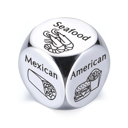 Valentines Gifts for Her Him Gifts for Boyfriend Girlfriend Couple Game Anniversary Birthday Gifts for Women Men Date Night Gifts for Couples Food Dice for Husband Wife Wedding Gifts for Couples valentines