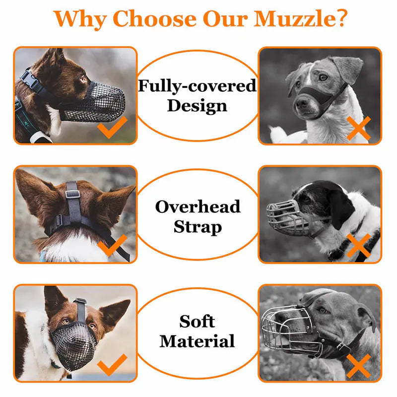 Pet Dog Mouth Cover Mask