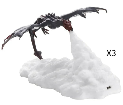 3D Printed LED Dragon Lamp