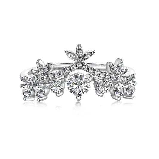 Light Luxury S925 Sterling Silver Ring in Japanese-Korean Style