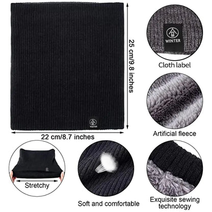 Women's Thick Knit Wool Scarf