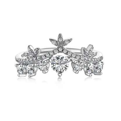 Light Luxury S925 Sterling Silver Ring in Japanese-Korean Style